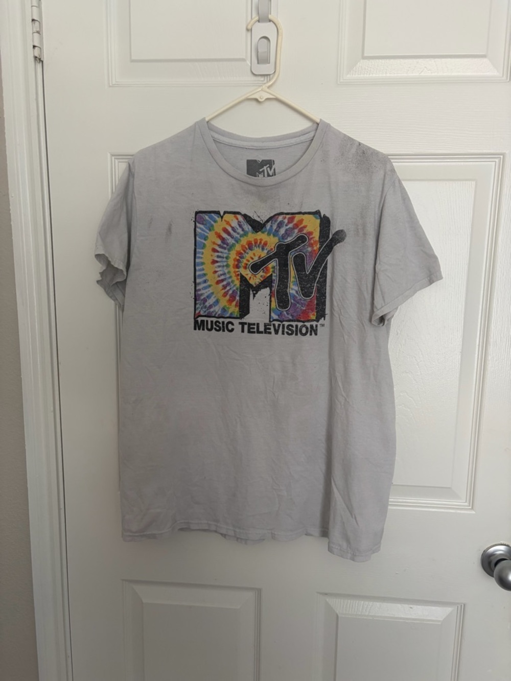 MTV Tie-Dye Logo Graphic T-Shirt – Size L